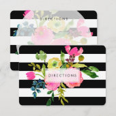 PixDezines方向フローラ(ユダヤ教の)バル・ミツバー/DIY bckgrnd エンクロージャーカード (正面/裏面)