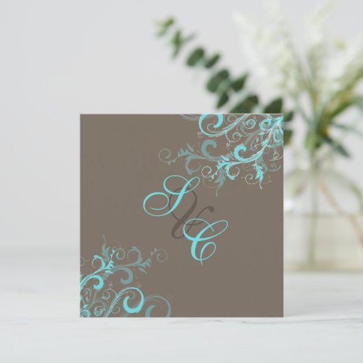 PixDezines旋回、アクア+ココア 招待状 (スタンド正面)