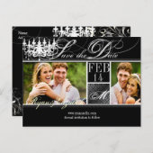 PixDezines日付救チャンデリア/DIYカラー+フォント 案内ポストカード (正面/裏面)