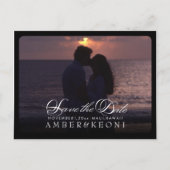 PixDezines日付/スクリプトのファンシー保存 案内ポストカード (正面)