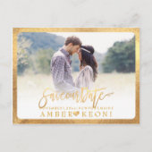 PixDezines日付/スクリプトのファンシー保存 案内ポストカード (正面)