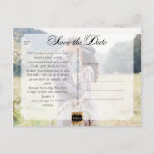 PixDezines日付/スクリプトのファンシー保存 案内ポストカード (裏面)