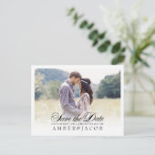 PixDezines日付/スクリプトのファンシー保存 案内ポストカード (スタンド正面)