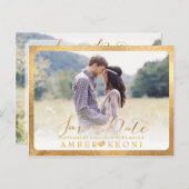 PixDezines日付/スクリプトのファンシー保存 案内ポストカード (正面/裏面)