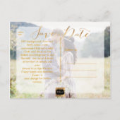 PixDezines日付/スクリプトのファンシー保存 案内ポストカード (裏面)