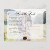 PixDezines日付/スクリプトのファンシー保存 案内ポストカード (裏面)