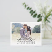 PixDezines日付/スクリプトのファンシー保存 案内ポストカード (スタンド正面)