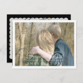 PixDezines日付/スクリプトのファンシー保存 案内ポストカード (正面/裏面)