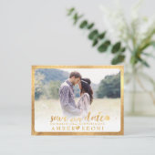 PixDezines日付/ブラシスクリプトの保存 案内ポストカード (スタンド正面)