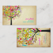 PixDezines春開花/ツリートリマ♥♥♥ 名刺 (正面/裏面)