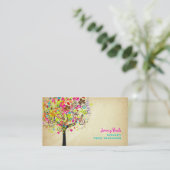 PixDezines春開花/ツリートリマ♥♥♥ 名刺 (スタンド正面)