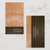 PixDezines木版、フローリング用名刺 名刺 (正面/裏面)