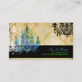 PixDezines村野ガラスシャンデリア/DIYフォント 名刺 (裏面)