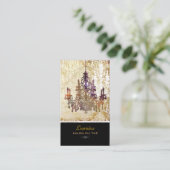 PixDezines村野ガラスシャンデリア/DIYフォント 名刺 (スタンド正面)