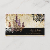 PixDezines村野ガラスシャンデリア/DIYフォント 名刺 (裏面)