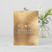 PixDezines氏&ミセス・フェイク金ゴールドハート 招待状 (スタンド正面)