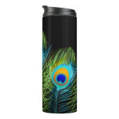 PixDezines水の色が孔雀の羽に影響 タンブラー (回転右)