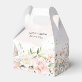 PixDezines水エレガント色赤面nクリームバラ フェイバーボックス (正面サイド)