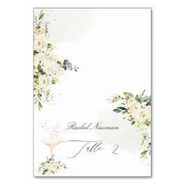 PixDezines水彩アラバスターバラテント テーブルナンバー