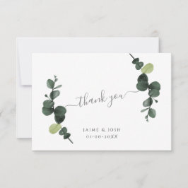 PixDezines水彩ガムユーカリ枝注 ノートカード