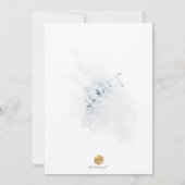 PixDezines水彩ダスティブルーユーカリ 招待状 (裏面)