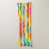 PixDezines水彩ライフのビーチ体枕 ボディピロー (正面縦)