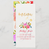 PixDezines水彩ランヌカルスメニュー メニュー (正面/裏面)