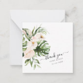 PixDezines水彩熱帯ジャングルノートカード ノートカード (正面)