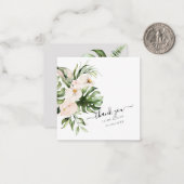 PixDezines水彩熱帯ジャングルノートカード ノートカード (正面/裏面インサイチュ)