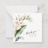 PixDezines水彩熱帯ジャングルノートカード ノートカード (正面)