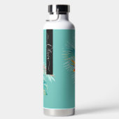 PixDezines水彩熱帯パラダイスフラワー ウォーターボトル (右面)