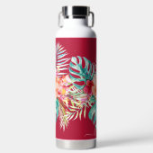 PixDezines水彩熱帯パラダイスフラワー ウォーターボトル (正面)