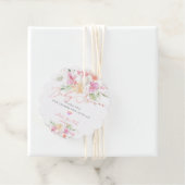 PixDezines水彩甘い赤ちゃんシャワー フェイバータグ (インサイチュ)