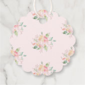 PixDezines水彩甘い赤ちゃんシャワー フェイバータグ (裏面)