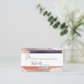 PixDezines水彩画モダン芸座席表 プレイスカード (スタンド正面)