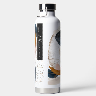 PixDezines水彩色モダン抽象芸術配置 ウォーターボトル