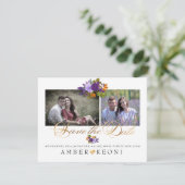 PixDezines水彩花の保存日 セーブザデート (スタンド正面)