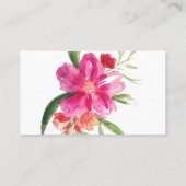 PixDezines水彩花/座席表 プレイスカード (裏面)