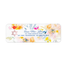 PixDezines水彩花、赤面クリームバラ