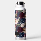 PixDezines水彩花DIY背景 ウォーターボトル (背面)