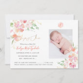 PixDezines水彩赤面スイートピースSIP+See 招待状 (正面)