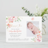 PixDezines水彩赤面スイートピースSIP+See 招待状 (スタンド正面)