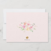 PixDezines水彩赤面スイートピースSIP+See 招待状 (裏面)