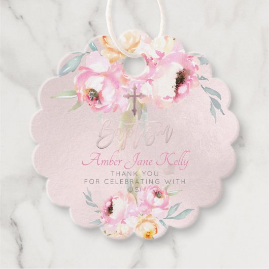 PixDezines水彩赤面バプテスマ フェイバータグ (正面)