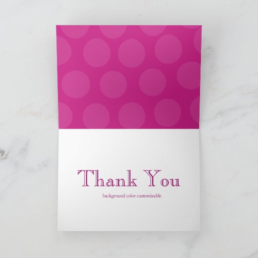 PixDezines水玉模様 | DIYありがとうございます サンキューカード (内部)