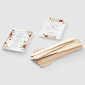 PixDezines水素朴色秋ガーデンフラワー ハンドファン (組立なし)