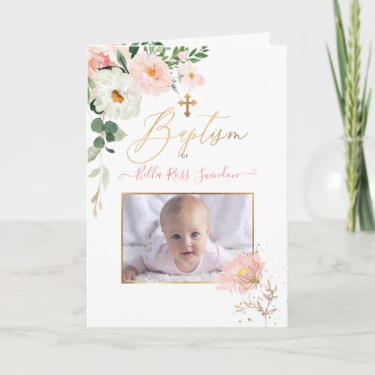 PixDezines水色赤面バラ洗礼プログラム シーズンカード (正面)