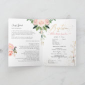 PixDezines水色赤面バラ洗礼プログラム シーズンカード (内部)