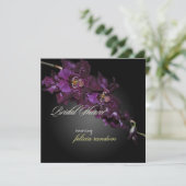 PixDezines濃い紫のラン/Vuilstekeara 招待状 (スタンド正面)