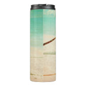 PixDezines熱帯ビーチ/ココナッツツリー/ヤシ タンブラー (裏面)